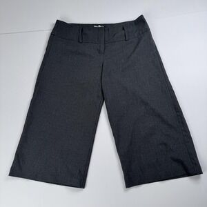 Speechless Pants Womens 18 (34x19) Gray Cropped Wide Leg Dressy Career Office